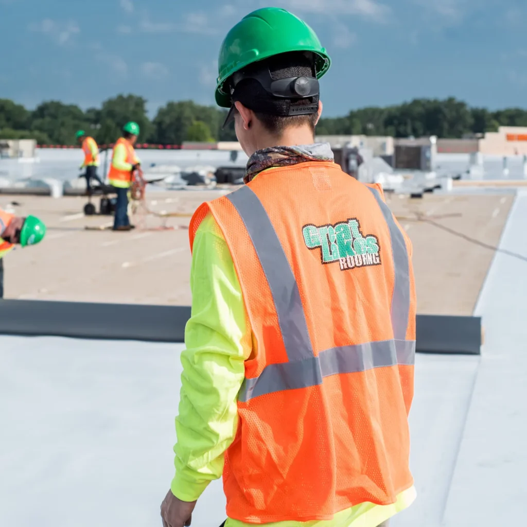 commercial roof installation